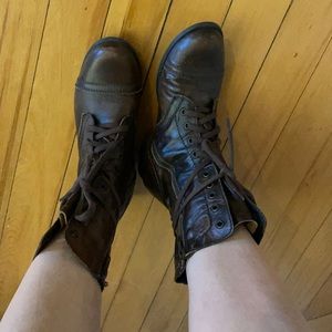 Steve Madden troop combat boots